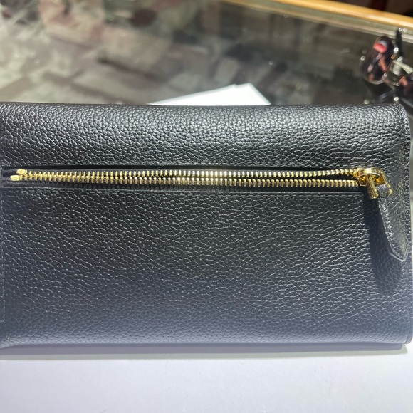 Authentic Prada Black Grain Leather Long Envelope Wallet - Picture 9 of 14